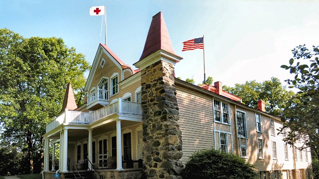 Historic home of Clara Barton showcasing her legacy and contributions to the Red Cross